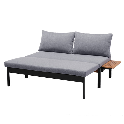Temple & ster Maui Eucalyptus Wood Outdoor Daybed Side Table