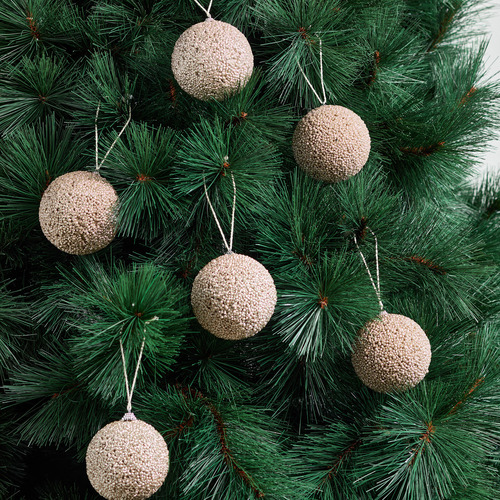Christmas Decor Sugar Bead Bauble