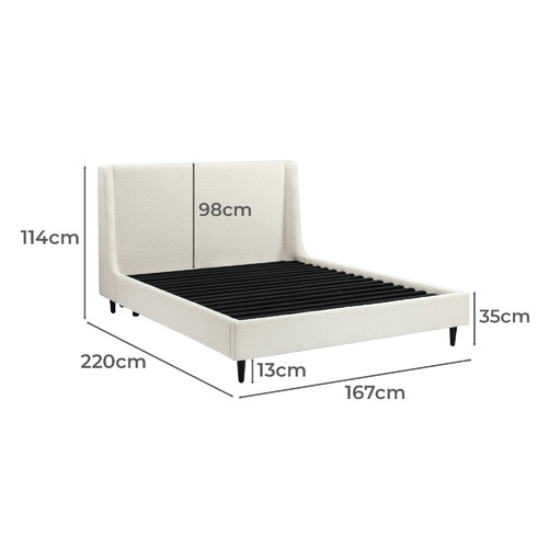 Temple & ster Isla Boucle Bed Frame
