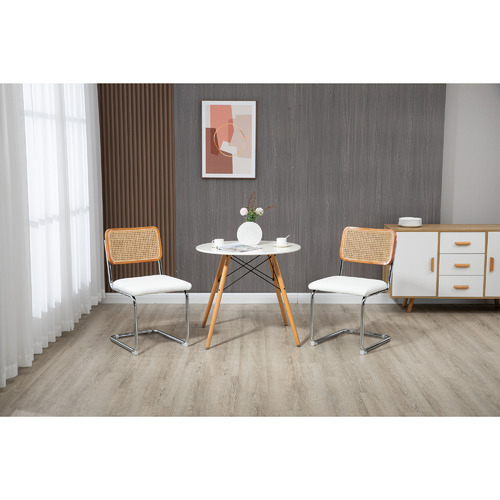 Temple & Webster Marcel Breuer Cesca Replica Cantilever Dining Chairs