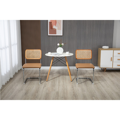 Temple & Webster Marcel Breuer Cesca Replica Cantilever Dining Chairs