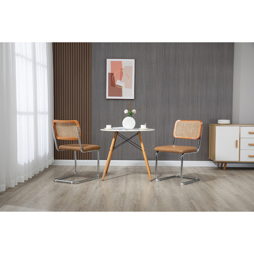 Temple & Webster Marcel Breuer Cesca Replica Cantilever Dining Chairs