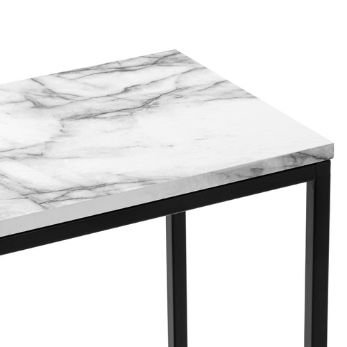 Temple & Webster Boras Faux Marble Console Table