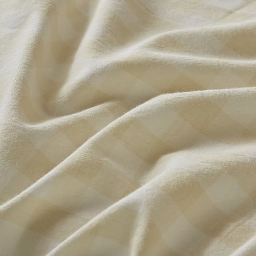 Gingham-Washed-Cotton-Sheet-Set