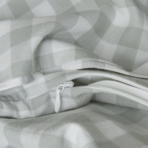 Sage-Gingham-Washed-Cotton-Quilt-Cover-Set