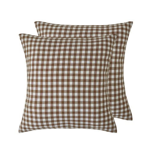 Gingham-Washed-Cotton-European-Pillowcases