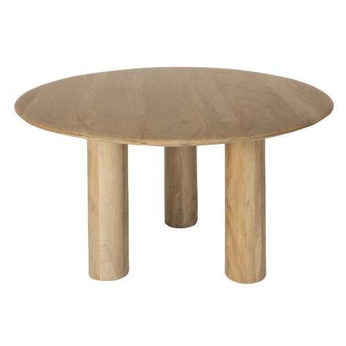 Temple & Webster Clover Mango Wood Side Table