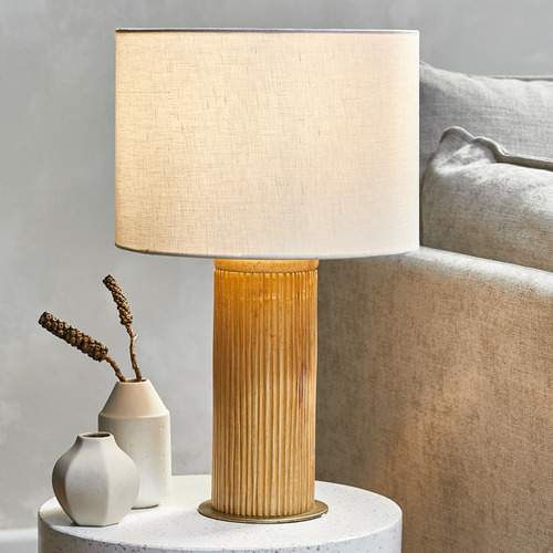 Timber sales table lamp