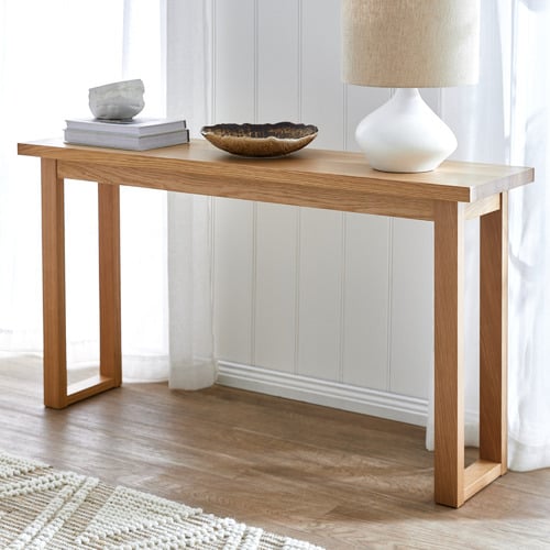 Ski-Leg-Oak-Wood-Console-Table