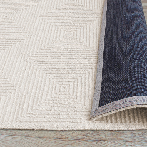 Temple & ster Ivory Mason HandTufted Wool Blend Rug