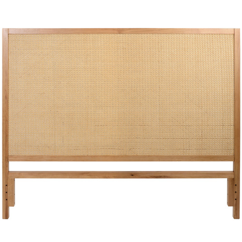 Temple & ster Daintree Oak & Rattan Queen Bedhead