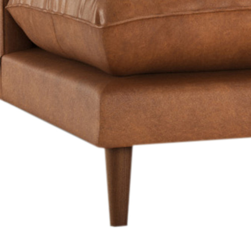 Terry 3 Seater Leather Sofa with Chaise | Comfort & Style