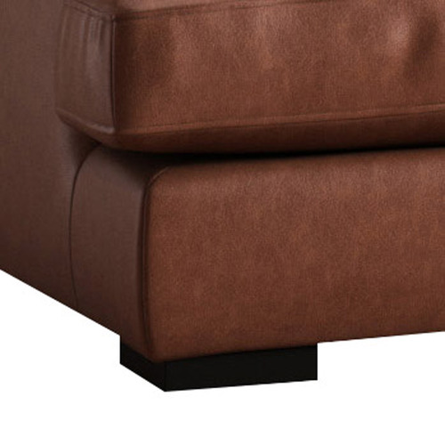 Haven 5 Seater Genuine Leather Sofa with Chaise Temple & ster