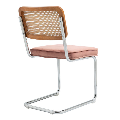 Marcel-Breuer-Cesca-Replica-Velvet-Cantilever-Dining-Chairs