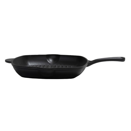 Black Cast Iron Griddle Pan