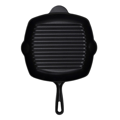 Black Cast Iron Griddle Pan