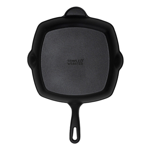 Black Cast Iron Griddle Pan