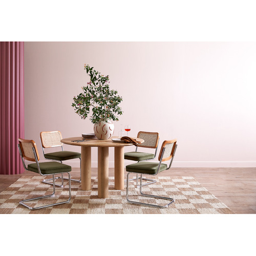 Marcel-Breuer-Cesca-Replica-Velvet-Cantilever-Dining-Chairs