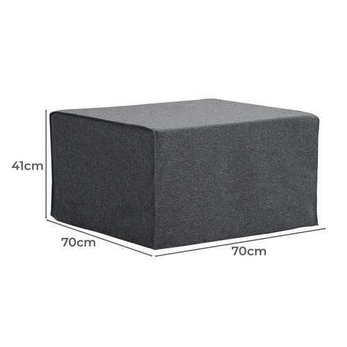 Rubix Convertible Ottoman Sofa Bed with Slipcover