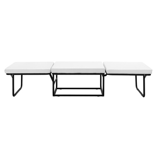 Rubix Convertible Ottoman Sofa Bed with Slipcover