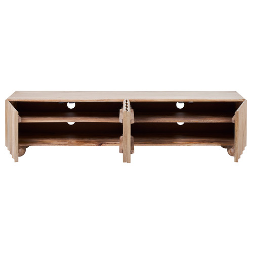Hendry 3 Door Mango Wood TV Unit