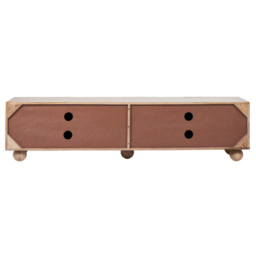 Hendry 3 Door Mango Wood TV Unit