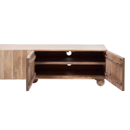 Hendry 3 Door Mango Wood TV Unit