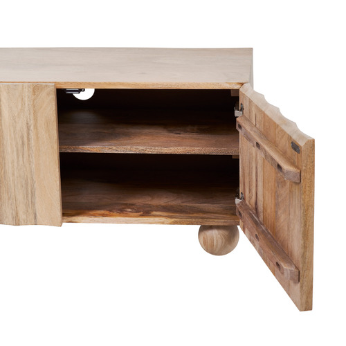 Hendry 3 Door Mango Wood TV Unit