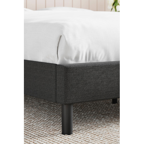 Temple & ster Grey Essentials Upholstered Bed Base