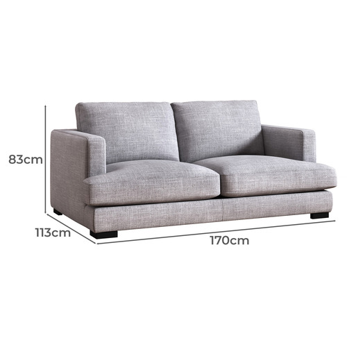 Haven 2 Seater Upholstered Sofa | Temple & Webster