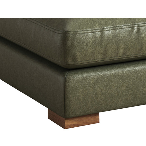 Haven Genuine Leather Ottoman