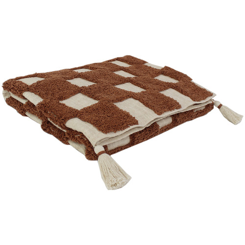 Checkerboard Darcy Cotton Throw