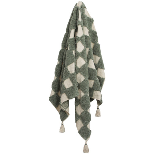 Checkerboard Darcy Cotton Throw