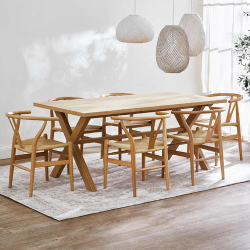 Hans wegner best sale table and chairs