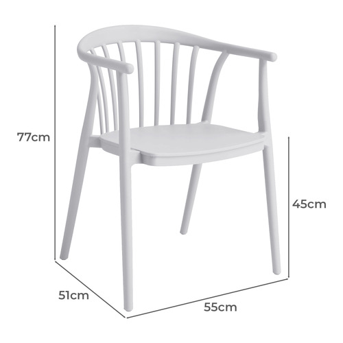 Spindle Outdoor Dining Chairs