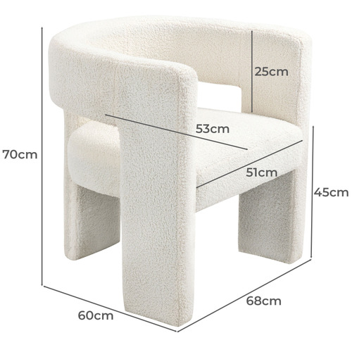 Pomaire-3-Legged-Boucle-Occasional-Chair