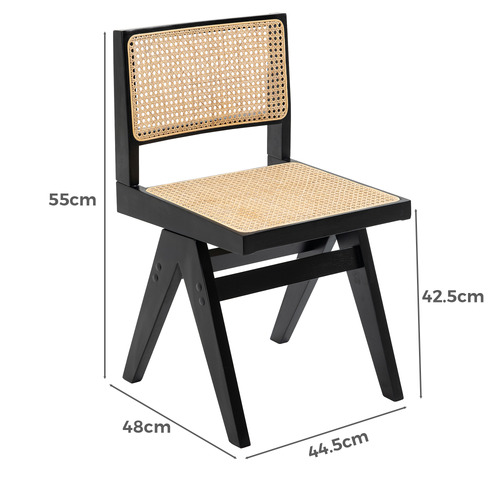 Temple & Webster Korina Rattan Dining Chairs