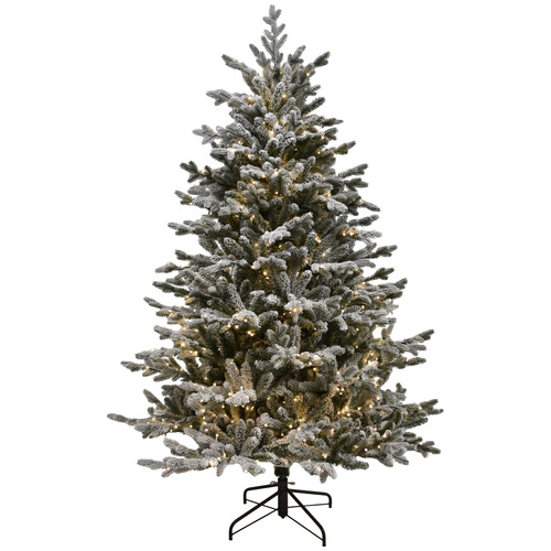Canadian Flocked Faux Fir Christmas Tree