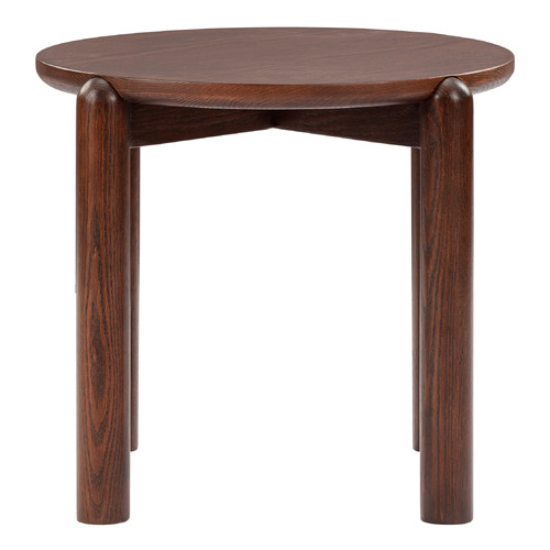 Caterina Oak Wood Side Table