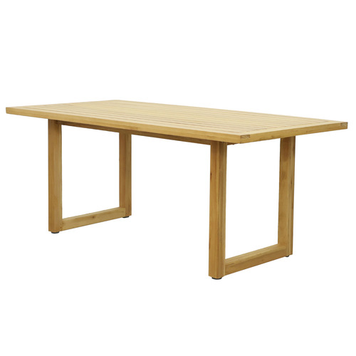 Temple & ster Bailie Eucalyptus Wood Outdoor Dining Table