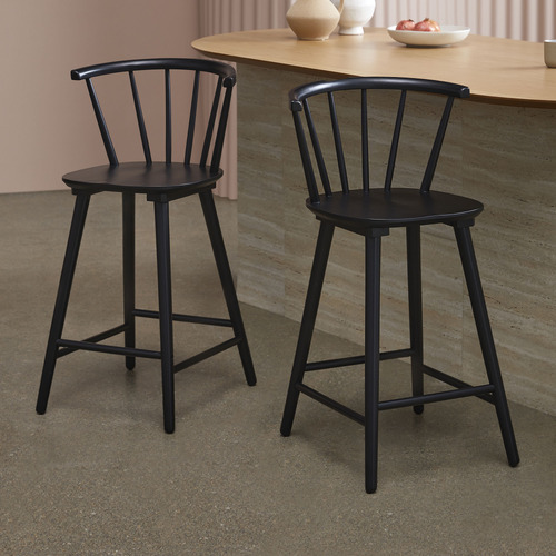 Spindle back deals counter stools