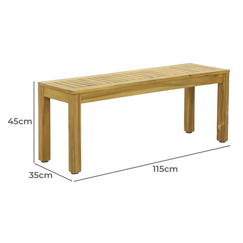 4 Seater Verona Outdoor Dining Table & Bench Set