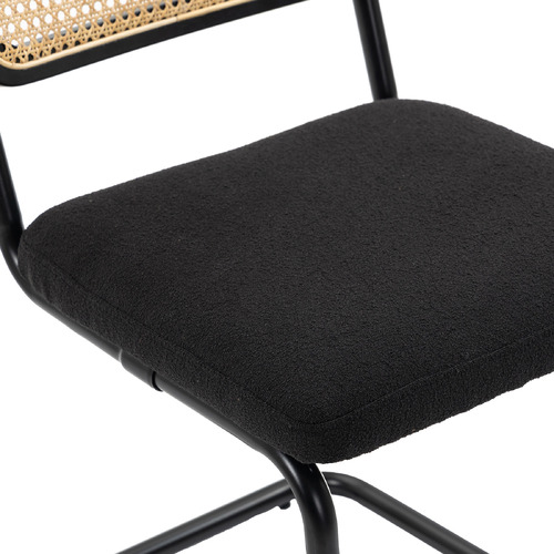 Marcel Breuer Cesca Replica Cantilever Boucle Dining Chairs