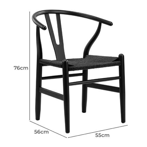 Temple & ster Hans Wegner Wishbone Replica Dining Chairs