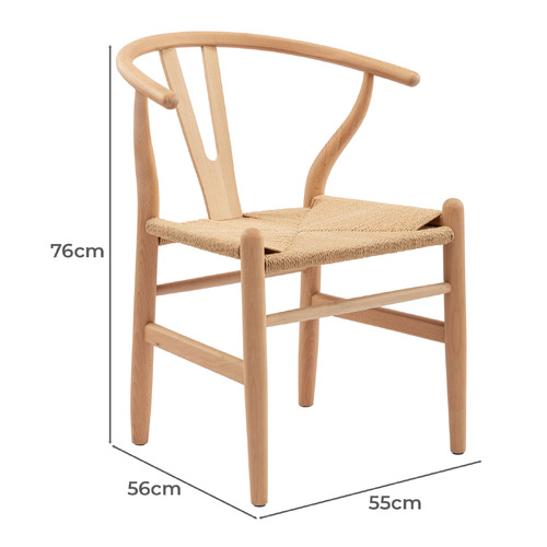 Temple & ster Hans Wegner Wishbone Replica Dining Chairs