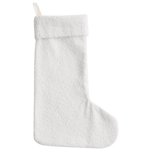 Temple & Webster Boucle Christmas Stocking