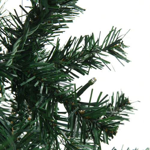 180cm Cottage Green Pre-Lit Christmas Tree