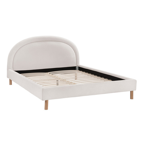 Cream Archie Chenille Bed
