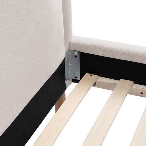 Cream Archie Chenille Bed