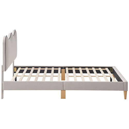 Temple & Webster Alice Upholstered Queen Bed